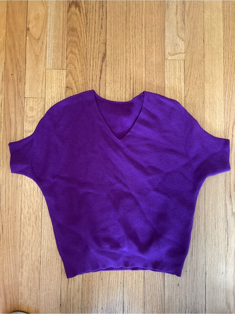 The Reset Purple V-Neck Women’s sweater